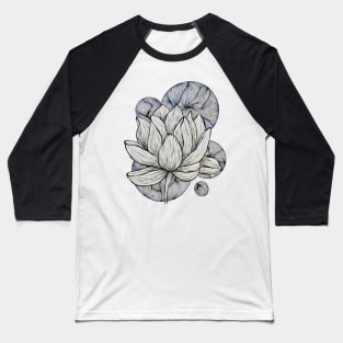 Lotus flower abstract IV Baseball T-Shirt